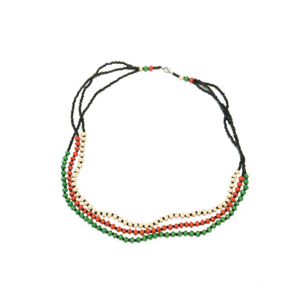 Custom Tripple-Strand (Multicolor) Necklace