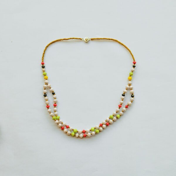Elegant Progressive Branch Double strand Necklace