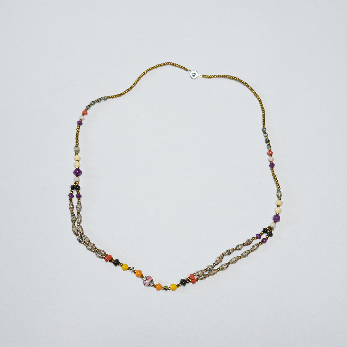 Vibrant Gapped 1-2-1 Strand Necklace (Jewelry Set) - Image 2