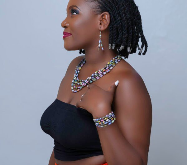 Triple strand Necklace (Jewelry Set)