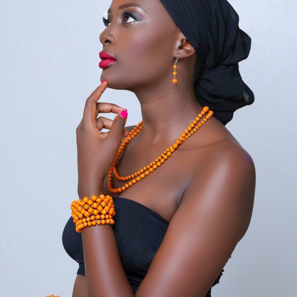 Vibrant Double-Strand Necklace (Jewelry Set)